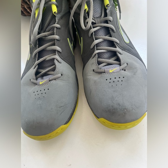 Nike Air Visi Pro 3 Hi top basketball shoes Grey Volt men 13 -525745–004 - Picture 2 of 16